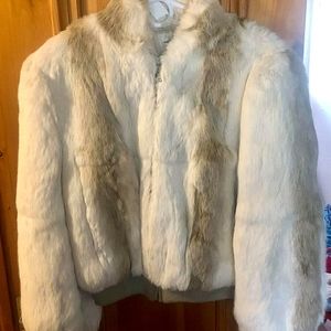 Real Rabbit Fur Coat